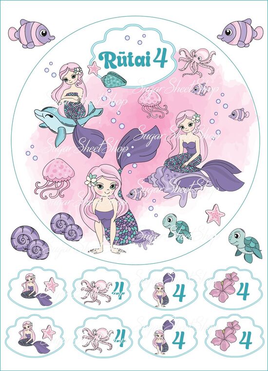 Ēdamu dekoru komplekts NĀRIŅA 6